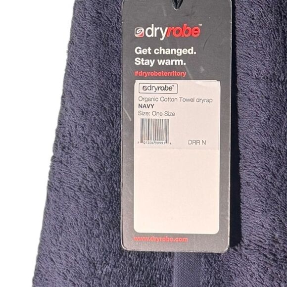 Dryrobe Dryrap Hands Free Towel Navy NWT - Picture 3 of 5